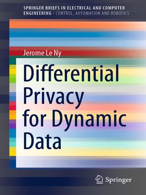 cover image of Differential Privacy for Dynamic Data
